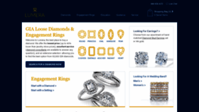 What Lumeradiamonds.com website looks like in 2024 