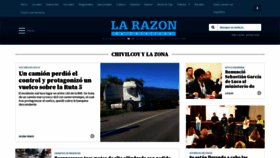 What Larazondechivilcoy.com.ar website looks like in 2024 