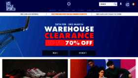 What Lifestylesports.com website looks like in 2024 
