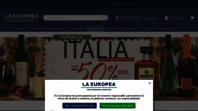 What Laeuropea.com.mx website looks like in 2024 