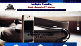 What Lemingtonit.com website looked like in 2024 (1 year ago)