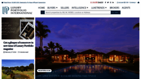 What Luxuryportfolio.com website looks like in 2024 