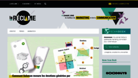 What Lareclame.fr website looks like in 2024 