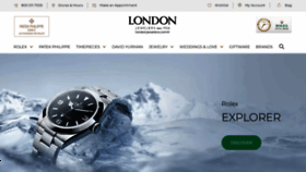 What Londonjewelers.com website looks like in 2024 