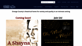 What Lagunaplayhouse.com website looked like in 2024 (1 year ago)