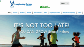 What Lengtheningturkey.com website looks like in 2024 