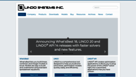 What Lindo.com website looks like in 2024 