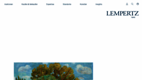 What Lempertz.com website looks like in 2024 