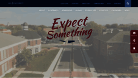 What Leeuniversity.edu website looks like in 2024 
