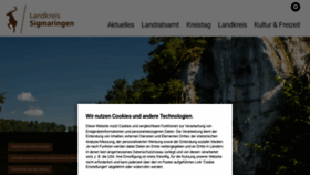 What Landkreis-sigmaringen.de website looked like in 2024 (1 year ago)