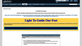 What Lighttoguideourfeet.com website looks like in 2024 