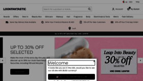 What Lookfantastic.ae website looks like in 2024 