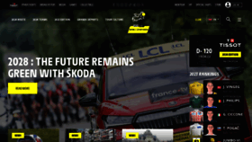 What Letour.fr website looked like in 2024 (1 year ago)