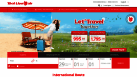 What Lionairthai.com website looks like in 2024 