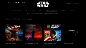 What Lucasarts.com website looks like in 2024 