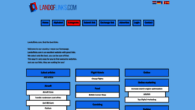 What Landoflinks.com website looks like in 2024 