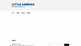 What Littlearmenia.com website looks like in 2024 