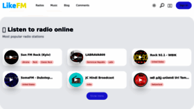 What Likefm.org website looks like in 2024 