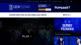 What Lechpoznan.pl website looks like in 2024 