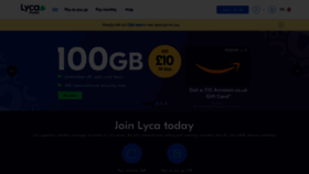 What Lycamobile.co.uk website looks like in 2024 
