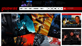 What Loudwire.com website looked like in 2024 (1 year ago)