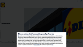 What Lidl-flyer.com website looked like in 2024 (1 year ago)