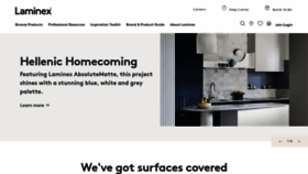 What Laminex.com.au website looked like in 2024 (1 year ago)