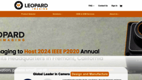 What Leopardimaging.com website looks like in 2024 