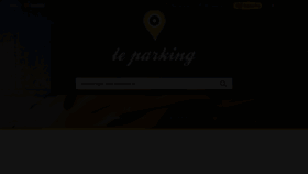 What Leparking.fr website looks like in 2024 