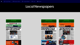 What Localnewspapers.today website looks like in 2024 