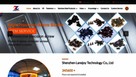 What Lanejoy-machining.com website looks like in 2024 