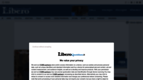 What Liberoquotidiano.it website looked like in 2024 (2 years ago)