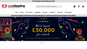 What Lovereading.co.uk website looks like in 2024 