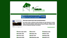 What Lecameleon.com website looks like in 2024 
