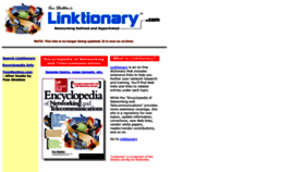 What Linktionary.com website looks like in 2024 