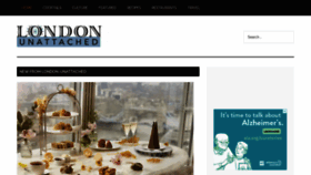 What London-unattached.com website looks like in 2024 