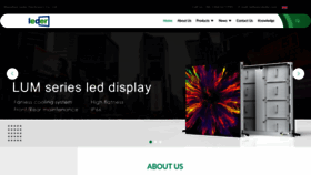What Leder-ledvision.com website looks like in 2024 