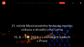 What Letniletna.cz website looks like in 2024 