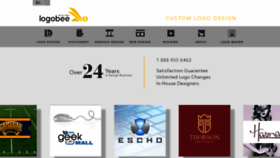 What Logobee.com website looks like in 2024 