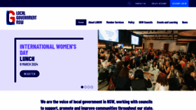 What Lgnsw.org.au website looks like in 2024 