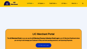 What Licmerchant.net website looks like in 2024 