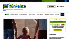 What Lesprosdelapetiteenfance.fr website looks like in 2024 