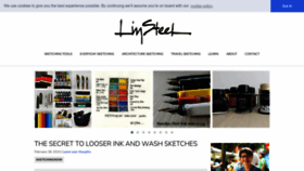 What Lizsteel.com website looks like in 2024 
