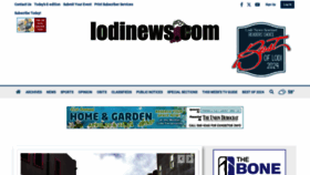 What Lodinews.com website looks like in 2024 