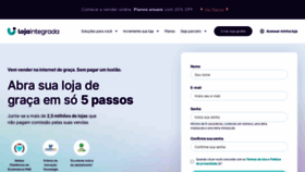 What Lojaintegrada.com.br website looks like in 2024 