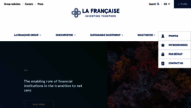 What La-francaise.com website looks like in 2024 