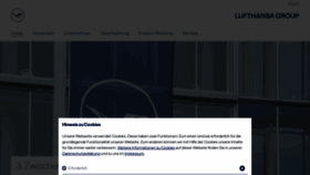What Lufthansagroup.com website looks like in 2024 