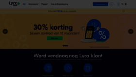 What Lycamobile.nl website looks like in 2024 