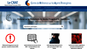 What Lecrat.fr website looks like in 2024 