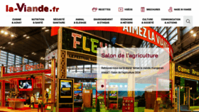 What La-viande.fr website looks like in 2024 